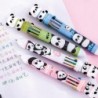 Stück mehrfarbige Kugelschreiber, 10-in-1-Druckstift, süßer Panda-Stift, Cartoon-Panda-Geltintenstift für Büro- und Schulbedarf (Panda)