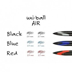 Uniball Air 2er-Pack in verschiedenen 0,38 mm Ultra-Micro-Rollerball-Stiften