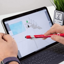 Personalisierte Stifte mit Stylus-Spitze, 12 Stück Stifte mit individueller Gravur, Soft-Touch-Kugelschreiber, aufgedruckter Name – kostenlose Personalisierung, schwarze Tinte – tolle Geschenkideen für Weihnachten, Jahrestage, Schulabschluss, Büro