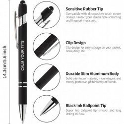 10-teiliges Fuck-Pen-Set, Schimpfwort-Stifte, Spaß-Stifte für Erwachsene, witzige Bürogeschenke, leicht schreibende Kugelschreiber mit Stylus-Spitzen, schwarze Tinte