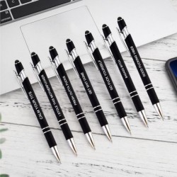 10-teiliges Fuck-Pen-Set, Schimpfwort-Stifte, Spaß-Stifte für Erwachsene, witzige Bürogeschenke, leicht schreibende Kugelschreiber mit Stylus-Spitzen, schwarze Tinte