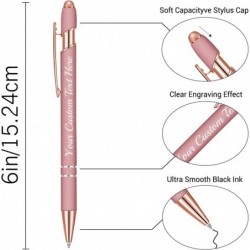 Personalisierte Stifte in großen Mengen, individuelle schwarze Stylus-Stifte mit eingraviertem Namen, Logotext, personalisierte Kugelschreiber für Schule, Geschenke, Familie, Geschäft, Werbung, Büro, Freunde, Hochzeit, Männer, Frauen