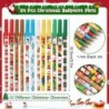 24 Stück Weihnachts-Kugelschreiber, verschiedene Muster, Weihnachtsstifte für Weihnachtsdekoration, Partygeschenke, tägliches Schreiben (12 Stile)