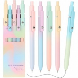 EooUooIP 0,5-mm-Gelstift, einziehbarer Geltintenstift, 5er-Pack schöne Kugelschreiber, schnelltrocknende Tinte, geeignet für Schule, Büro, Schreiben zu Hause, Tagebuchschreiben und Notizen.