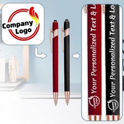 Personalisierte Stifte mit Namen, 10 Stück, individuelle schwarze Tintenstifte mit Stift, Massenproduktion, individuelle Stifte mit graviertem Logo, Geschenk für Männer und Frauen, Geschäft, Büro, Hochzeit, Abschluss